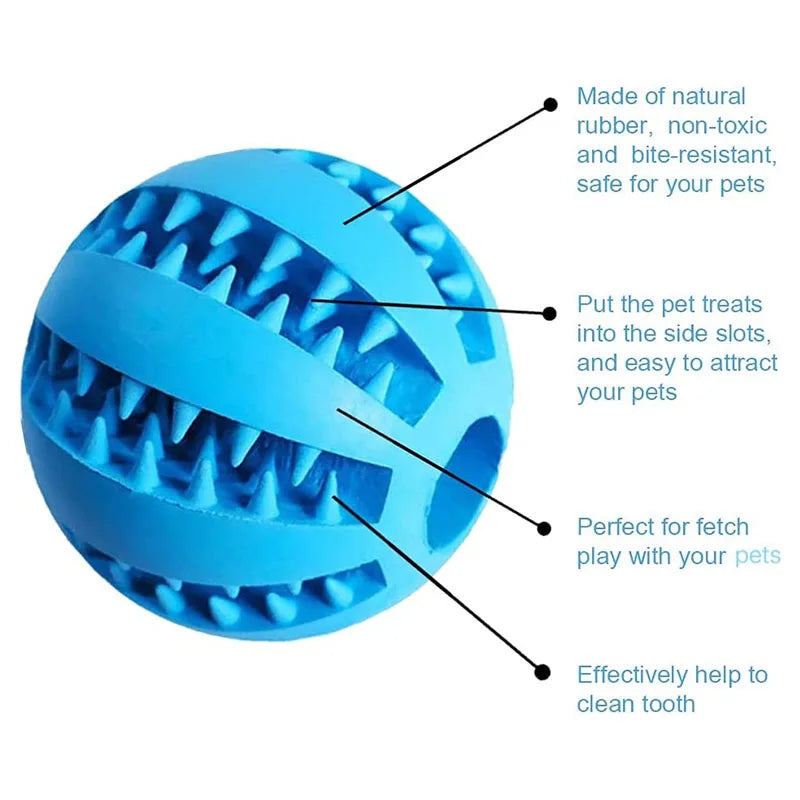 Interactive Rubber Chewing Ball