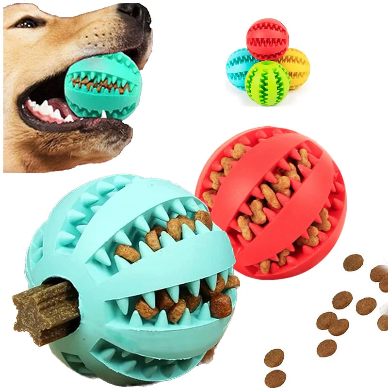 Interactive Rubber Chewing Ball